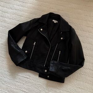 TopShop Petite Black Vegan Leather Women's Jacket